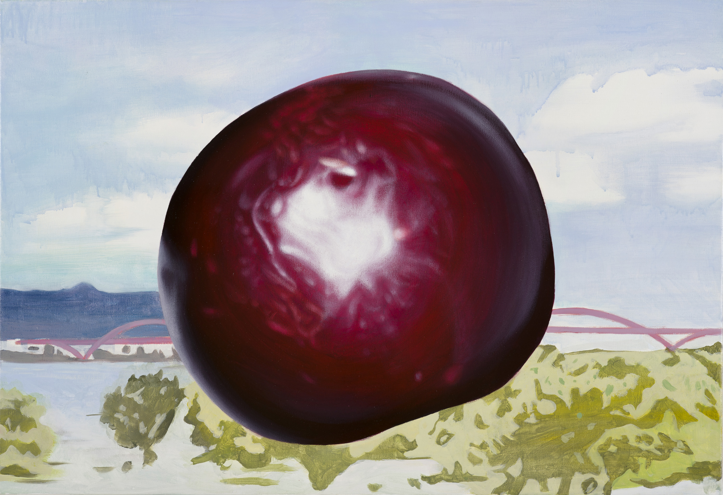 彩虹龍門李 Acrylic on canvas 80x55cm 2014